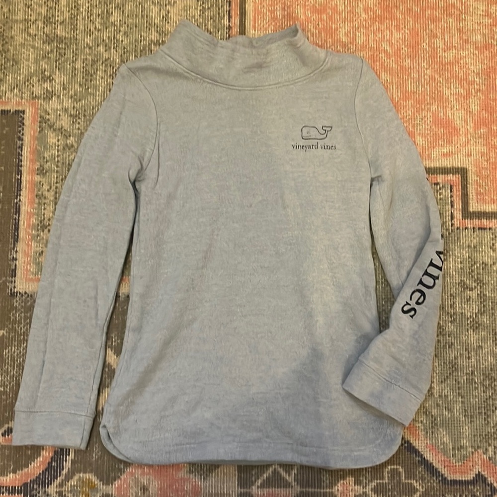 Vineyard Vines Whale Blue Long Sleeve Sweatshirt Tee